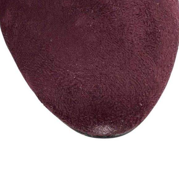 Franco Sarto | Women's Eugenia Heeled Boots | Burgundy | Size 8 - Picture 7 of 9